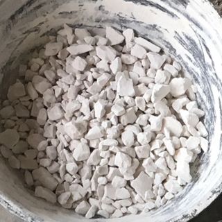 Kibbled quicklime